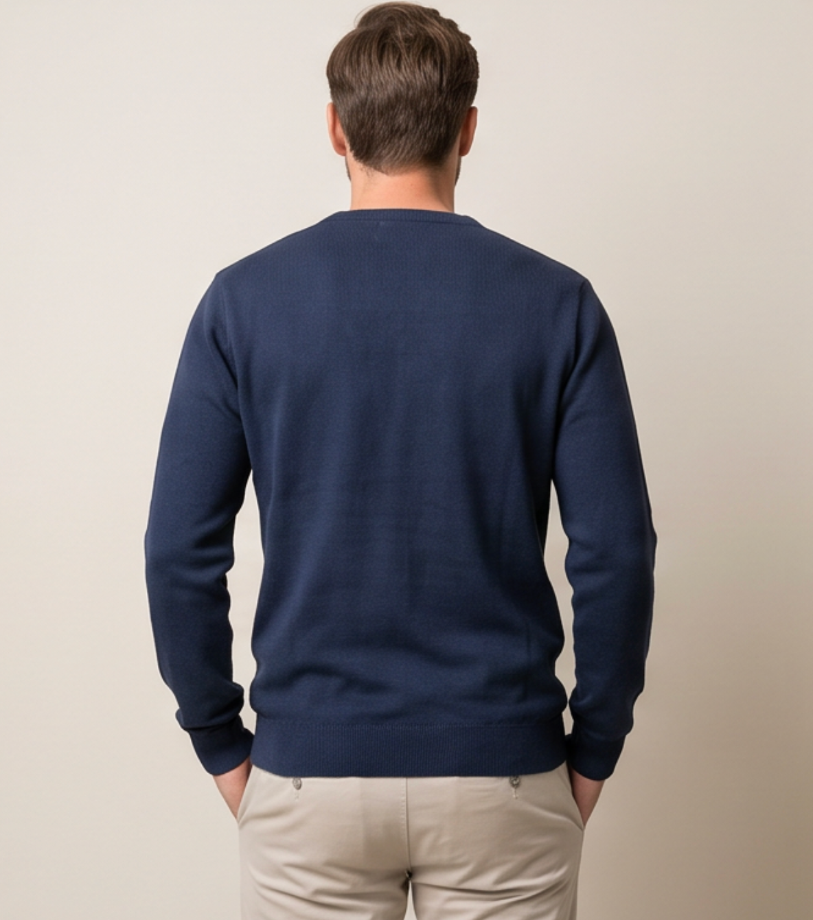 SWETER MĘSKI GRANATOWY VANKELJEANS®