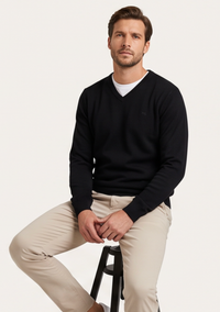 SWETER MĘSKI CZARNY VANKELJEANS®