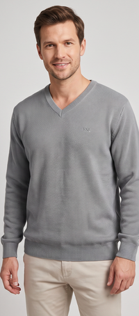SWETER MĘSKI SZARY VANKELJEANS®
