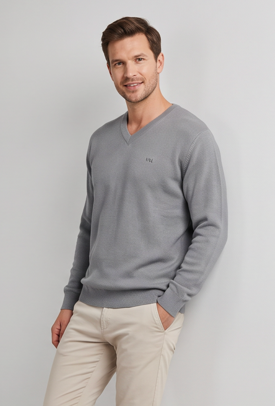 SWETER MĘSKI SZARY VANKELJEANS®