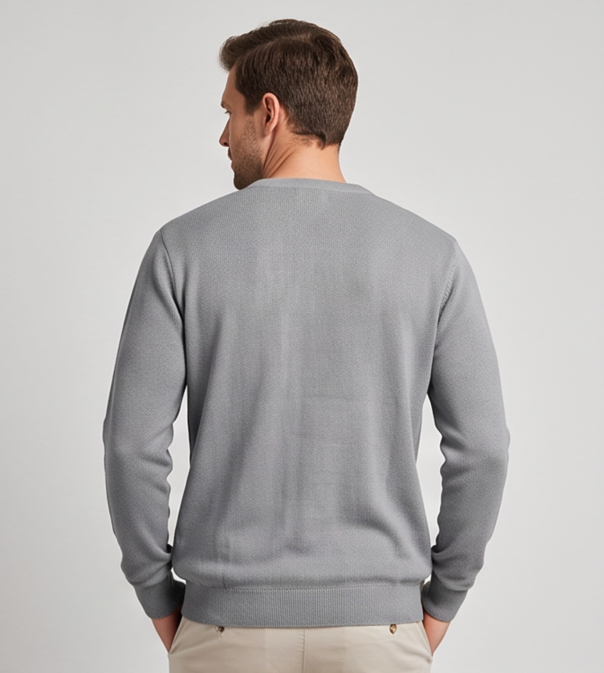 SWETER MĘSKI SZARY VANKELJEANS®