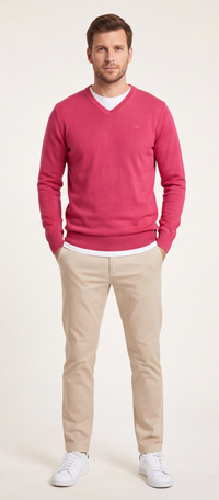 SWETER MĘSKI RÓŻOWY VANKELJEANS®