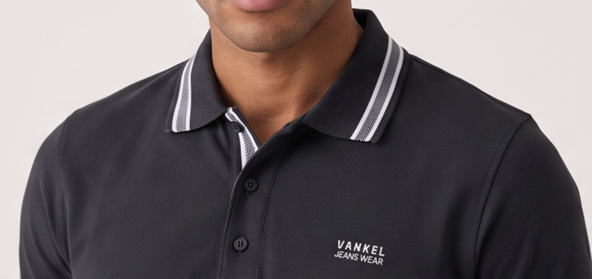 KOSZULKA POLO ANTRACYTOWA VANKELJEANS®