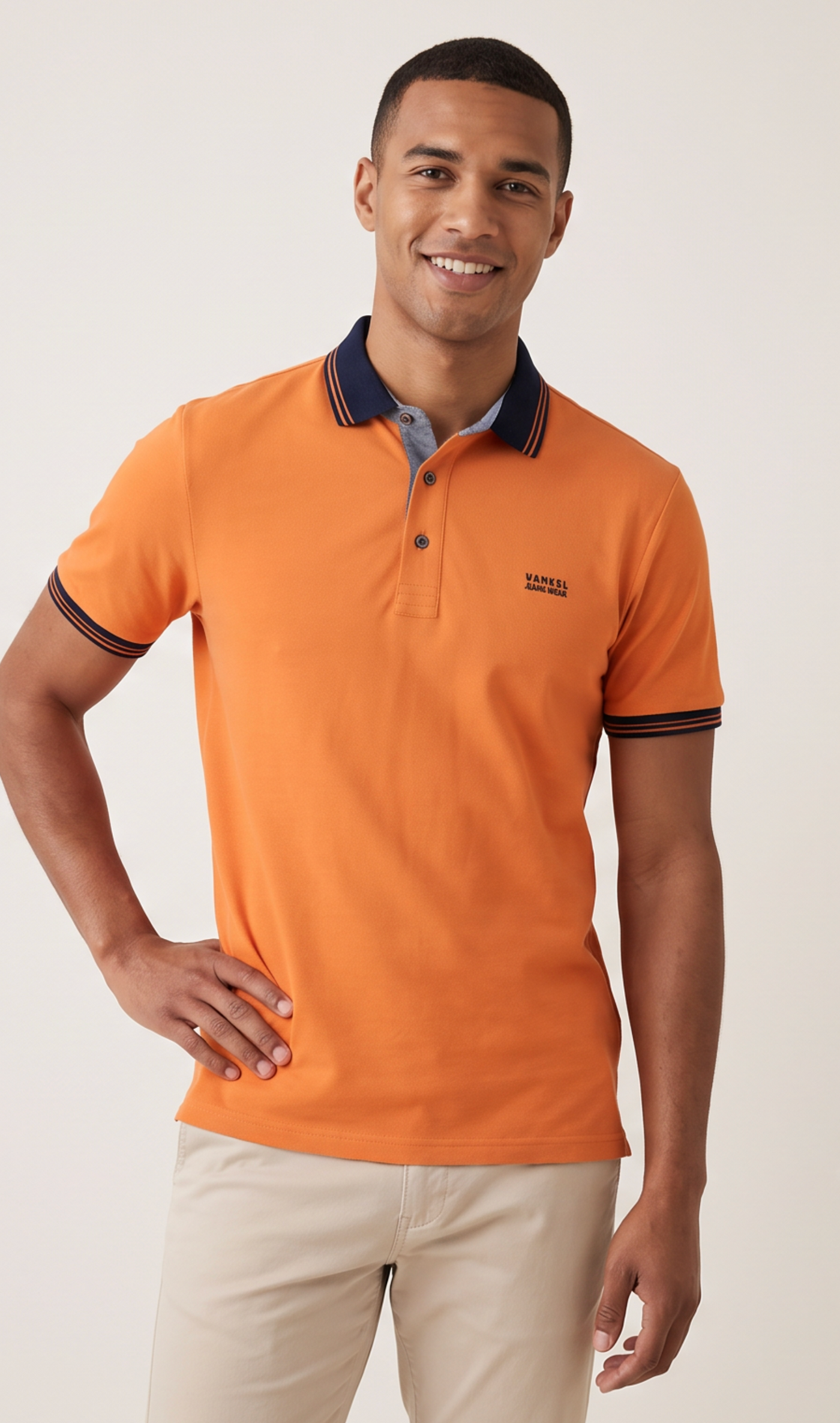 KOSZULKA POLO POMARAŃCZOWA VANKELJEANS®