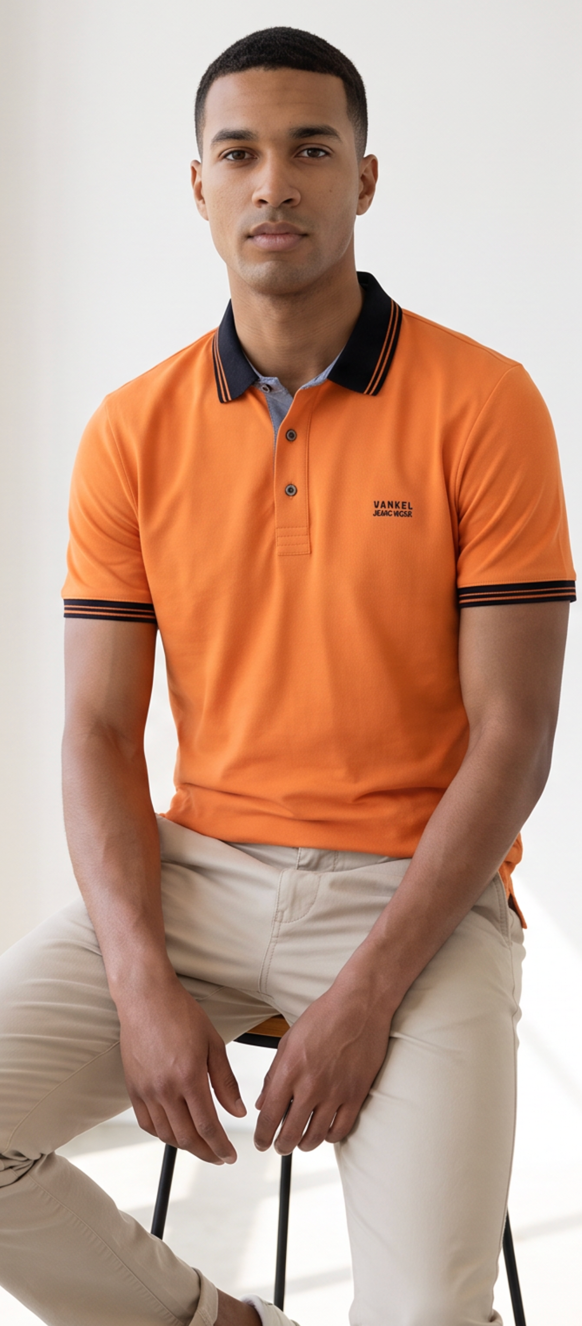 KOSZULKA POLO POMARAŃCZOWA VANKELJEANS®