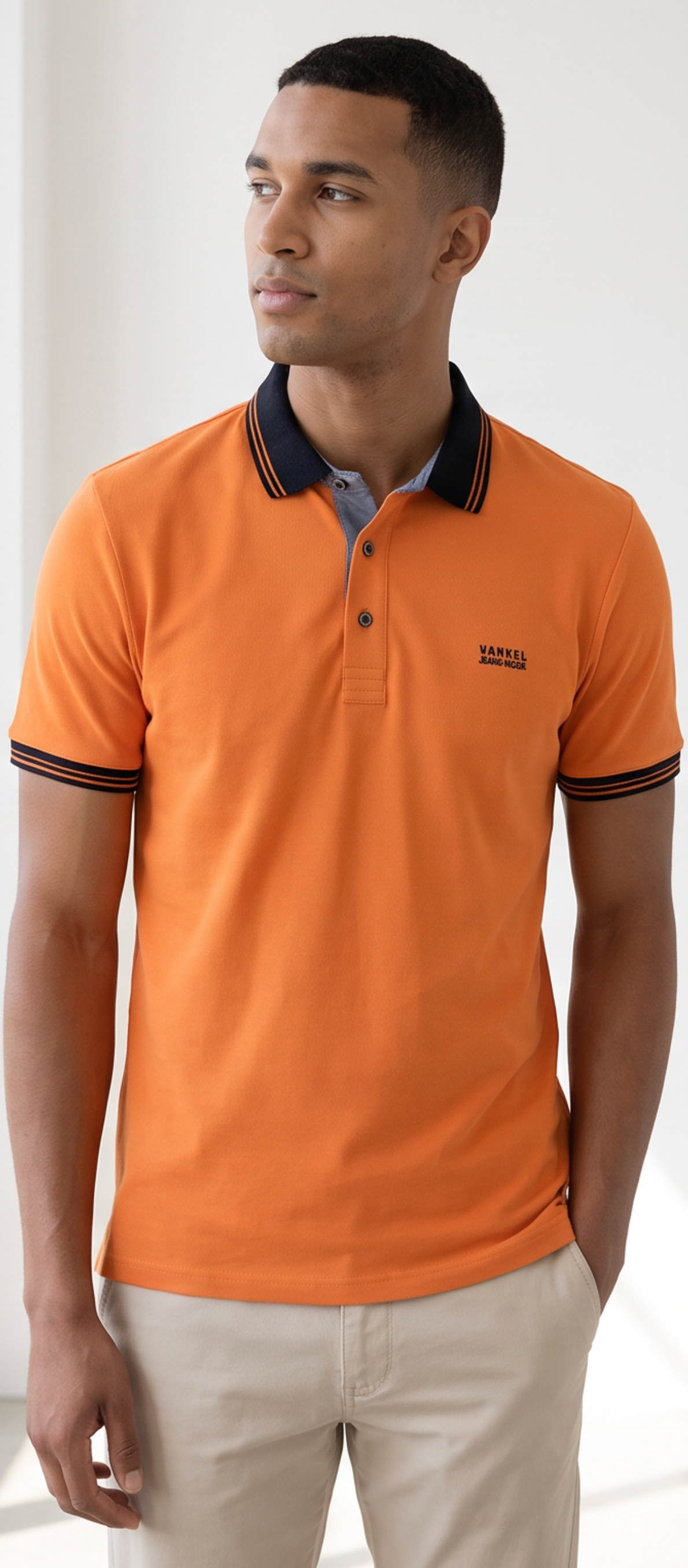 KOSZULKA POLO POMARAŃCZOWA VANKELJEANS®