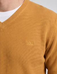 SWETER MĘSKI MUSZTARDOWY VANKELJEANS®