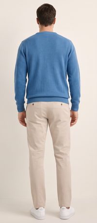 SWETER MĘSKI NIEBIESKI VANKELJEANS®