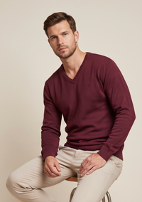 SWETER MĘSKI BORDOWY VANKELJEANS®