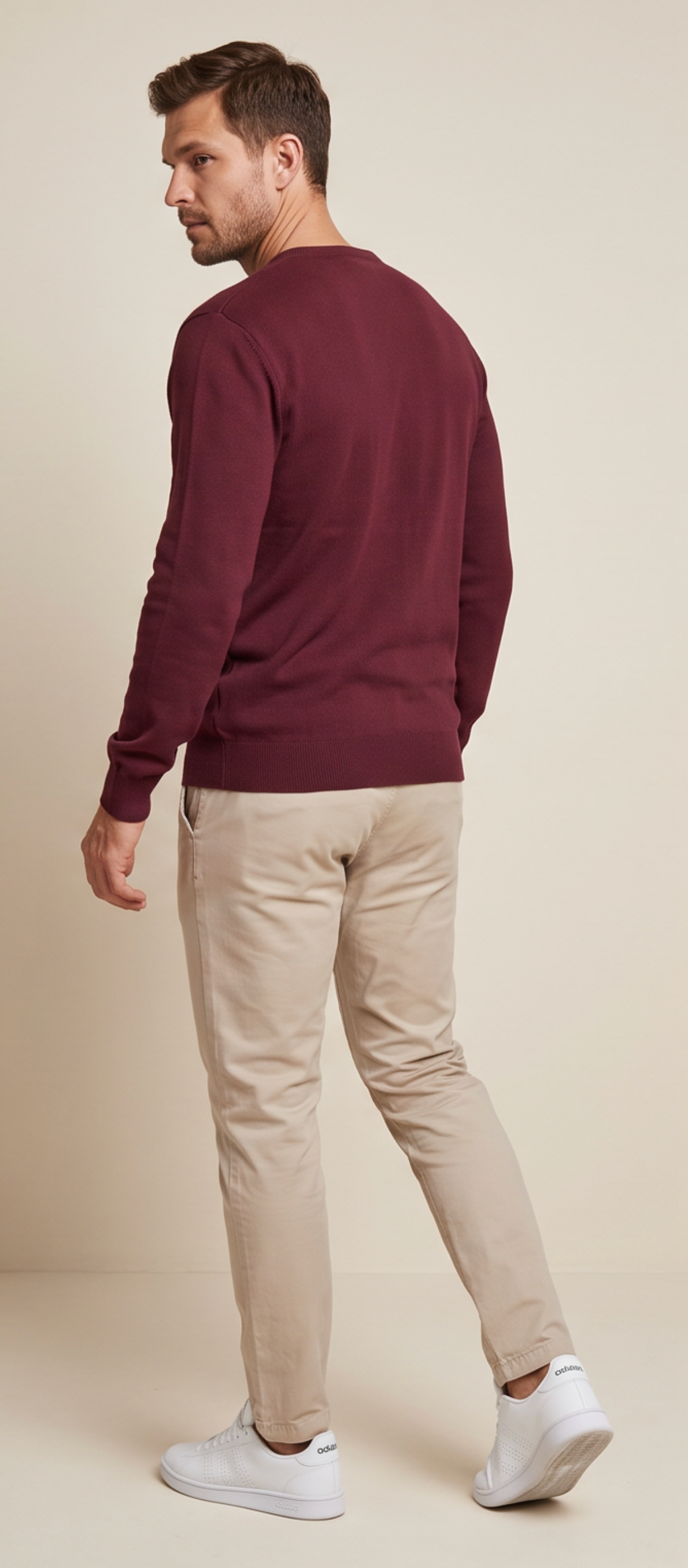 SWETER MĘSKI BORDOWY VANKELJEANS®