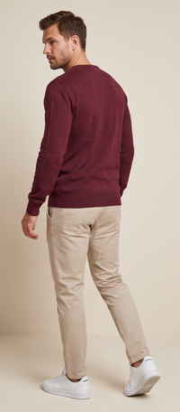 SWETER MĘSKI BORDOWY VANKELJEANS®