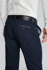 SPODNIE MĘSKIE CHINOS GRANATOWE VANKELJEANS® 077