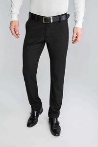 SPODNIE MĘSKIE CHINOS CZARNE VANKELJEANS® 027