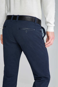 SPODNIE MĘSKIE CHINOS JASNO GRANATOWE VANKELJEANS® 083