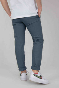 SPODNIE MĘSKIE CHINOS GRAFIT VANKELJEANS® 038