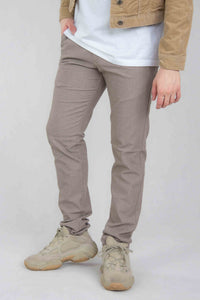 SPODNIE MĘSKIE CHINOS JASNE KREMOWE VANKELJEANS® 075