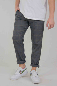 SPODNIE MĘSKIE CHINOS KREMOWY AKCENT VANKELJEANS® 086
