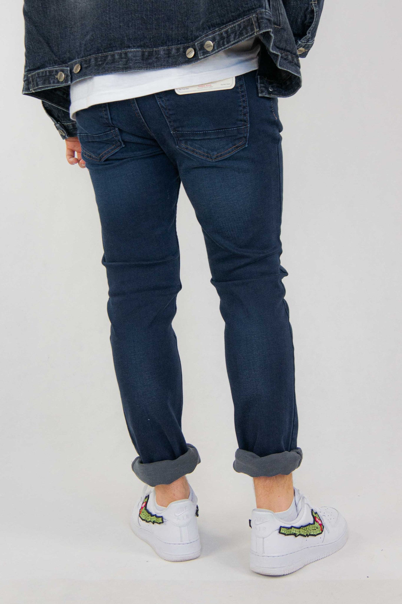 SPODNIE MĘSKIE JEANS CIEMNE VANKELJEANS® 084
