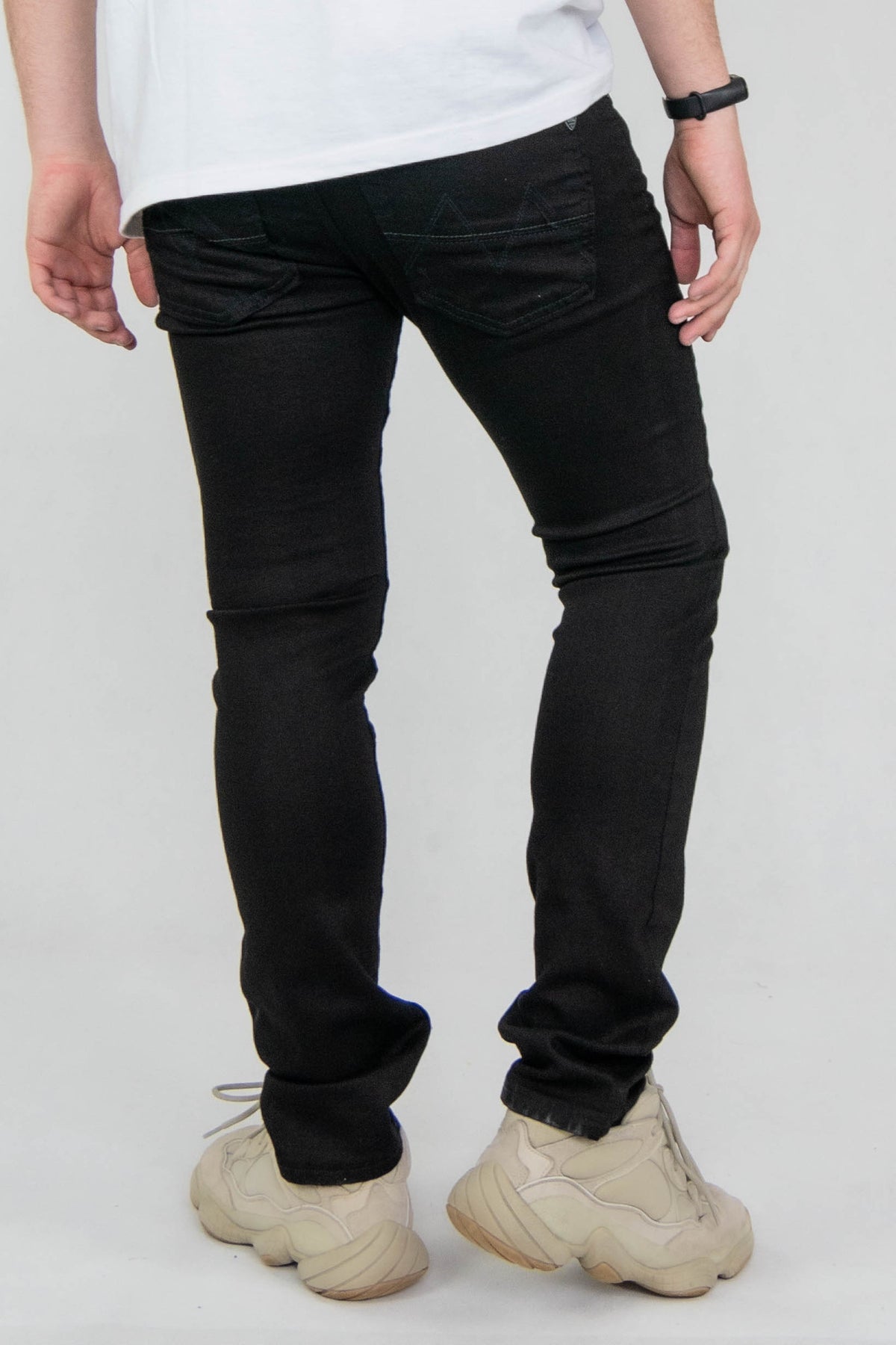 SPODNIE MĘSKIE JEANS CZARNE VANKELJEANS® 064